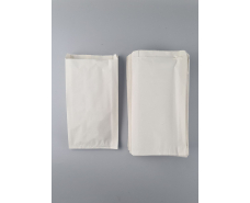 Бумажные пакеты саше крафт белый, 160х40х300, 70г/м2 (100 шт)