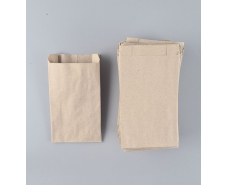 Бумажные пакеты саше крафт бурий, 100х40х180, 50г/м2 (100 шт)