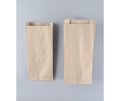 Бумажные пакеты саше крафт бурий, 120х40х270, 40г/м2 (100 шт)