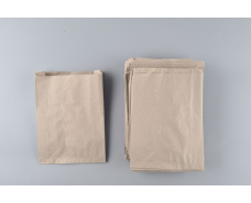 Бумажные пакеты саше крафт бурий, 160х50х230, 40г/м2 (100 шт)