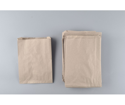 Бумажные пакеты саше крафт бурий, 160х50х230, 40г/м2 (100 шт)