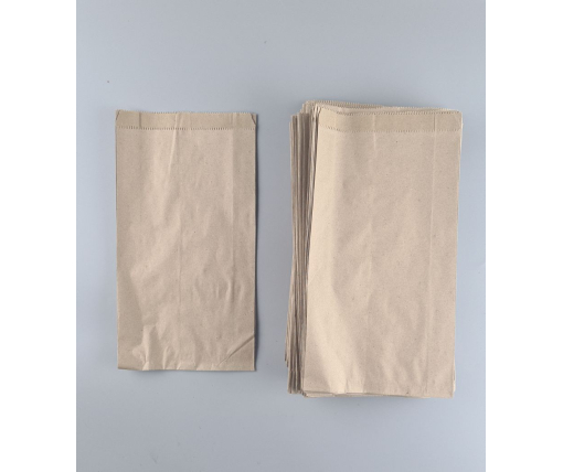 Бумажные пакеты саше крафт бурий, 180х60х340, 40г/м2 (100 шт)