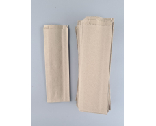 Бумажные пакеты саше крафт бурий, 90х40х300, 40г/м2 (100 шт)
