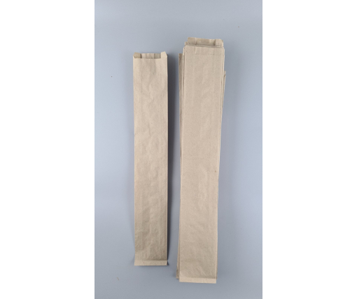 Бумажные пакеты саше крафт бурий, 90х40х570, 40г/м2 (100 шт)