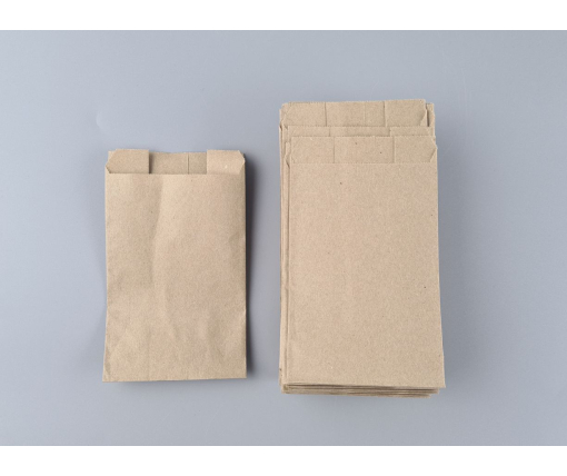 Бумажные пакеты саше крафт бурий, 90х50х150, 40г/м2 (100 шт)