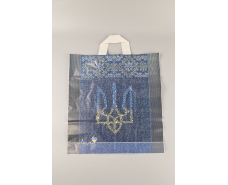 Пакет с петлевой ручкой ср п "Джинс Украина"(38х42) 90мк ДПА (50 шт)