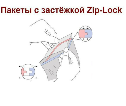 Зип-пакеты надёжная упаковка с замком Zip-Lock 12х20 (100шт) (1 пачка)