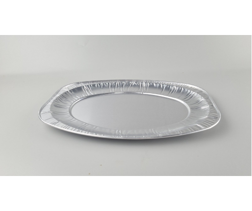Круглый, пещевой, алюминиевый поднос 800мл V35G 25 шт  (1 шт)
