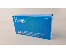Перчатки Нитрил ГОЛУБЫЕ(100шт) розмер XXL "HOFFEN" (1 пачка)