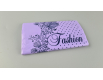 Пакет с прорезной ручкой (20*30)"Fashion цветы Фиолетовый"Леоми (100 шт)