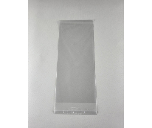 Пакеты БОПП для упаковки прозрачные с клейкой лентой 15*30+4\25мк +скотч (1000 шт)