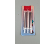 Свечи для торта Бронза 6шт (ЛАК) (1 пачка)