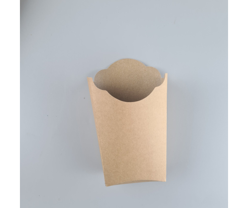 Бокс картонный для картошки ФРИ  "KRAFT"165*100*40 мм (50 шт)