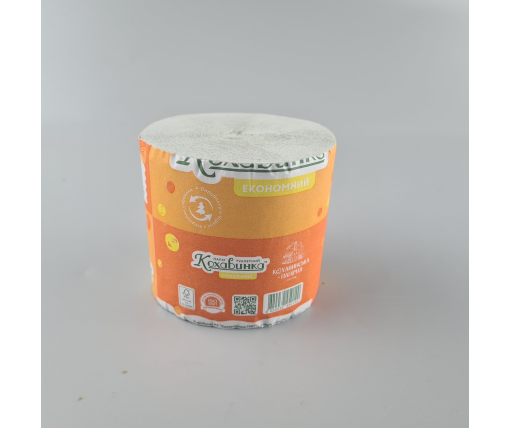 Туалетная бумага без втулки "Эконом-95" 90*95 (8 рул)