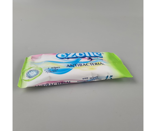ᐉ Влажная салфетка  15 шт "Ozon" Алоэ-вера (1 пачка)