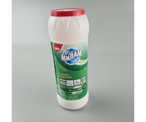 Чистящий порошок для мытья посуды МИЛАМ "Хлор" 500г (1 шт)