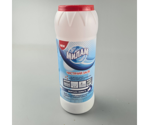 Чистящий порошок для мытья посуды МИЛАМ "Морская Свежесть" 500г (1 шт)