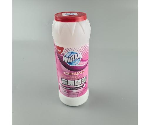 Чистящий порошок для мытья посуды МИЛАМ "Кислородосодержащий Отбеливатель" 500г (1 шт)