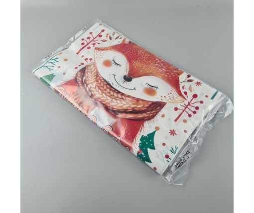 Пакет с петлевой ручкой 40*42ВТ Н.Год "Лиса" Ренпако (25 шт)