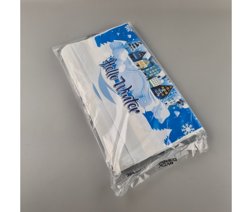 Пакет с петлевой ручкой  (38*34) Н.Год "Привет Зима" Ренпако (25 шт)