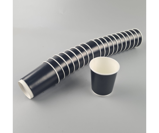 Бумажные стаканы 2х слойный 175мл "  Черно Белый    (20 шт)