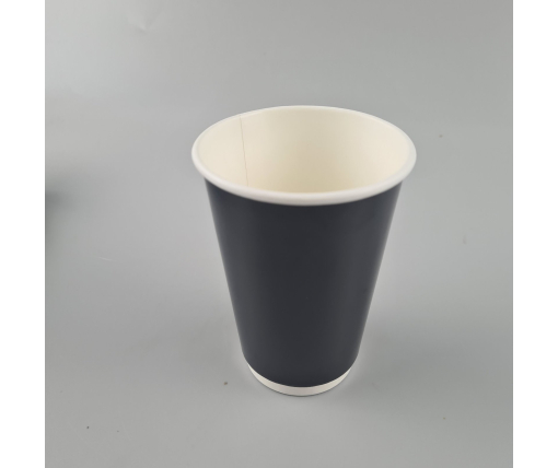 Стакан картонный 2х слойный 340мл  "Черно белый"  (20 шт)