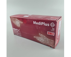 Резиновые перчатки "Амбулатория" MEDIPLUS 50 шт. (L) (1 пачка)
