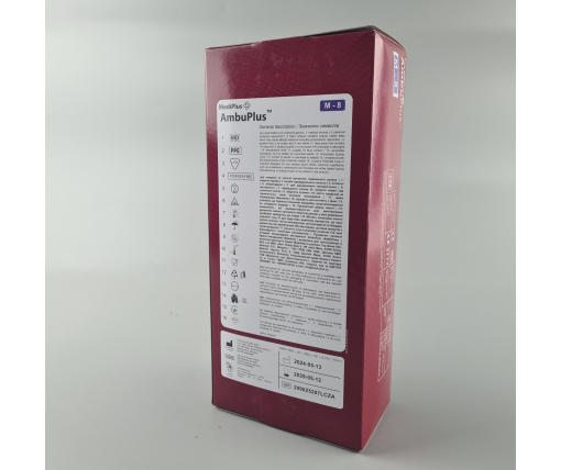 Резиновые перчатки "Амбулатория" MEDIPLUS 50 шт. (M) (1 пачка)