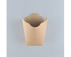 Бокс картонный для картошки ФРИ  "KRAFT"115*85*45 мм (100 шт)