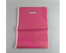 Пакеты с вырубной ручкой (25*35+3)"ПЕРФЕКТ" КРАСНЫЙ ХВГ (25 шт)