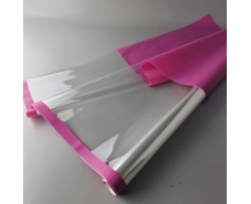 Пленка для цветов Рулон 8 м Тонировка с каймой  (75) (h700) № 803 Малиновый (1 шт)