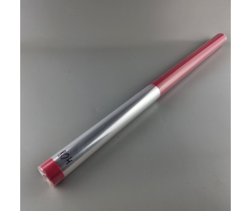 Пленка для цветов Рулон 8 м Тонировка с каймой  (75) (h700) № 804 Красный (1 шт)