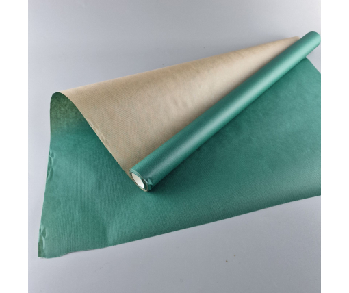 Рулон 8 м бумага подарочная тонированная (36) для цветов (h660)  №15 Ярко зеленая (1 шт)