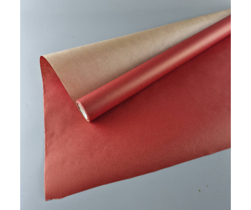 Рулон 8 м бумага подарочная тонированная (36) для цветов (h660)  №16 Красный (1 шт)