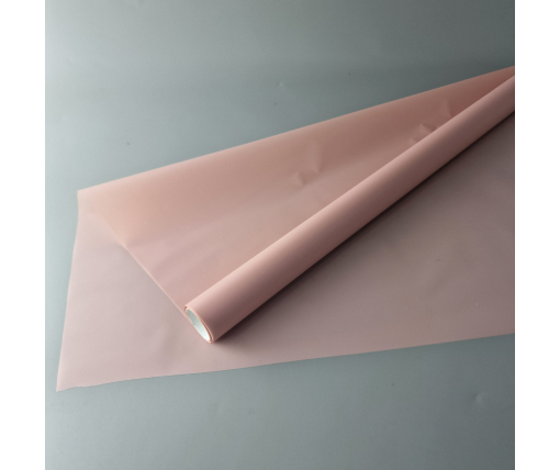 Калька для цветов рулон 8м тонированный матовый (77) (h660) №834 Пудра (1 шт)