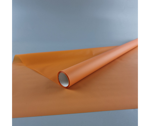 Калька для цветов рулон 8м тонированный матовый (77) (h660) №836 Оранжевый (1 шт)