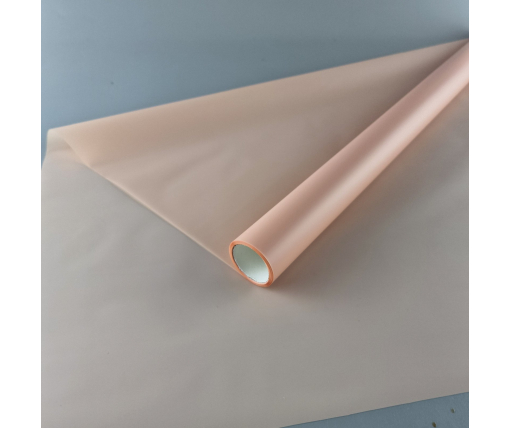 Калька для цветов рулон 8м тонированный матовый (77) (h660) №841 Персиковый (1 шт)