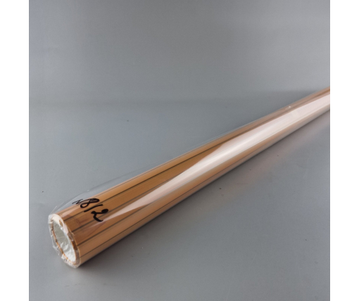 Калька для цветов рулон 8м тонированный матовый (77) (h660) №812 Персик Полоски (1 шт)