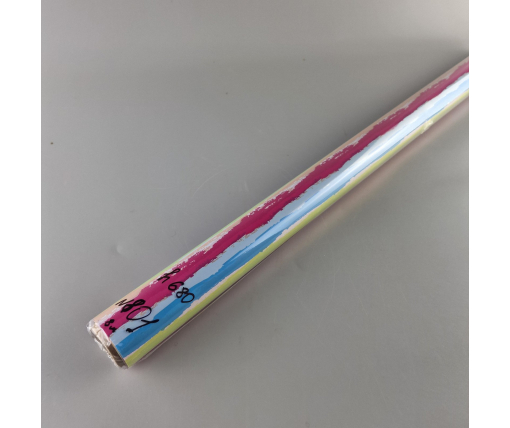 Калька для цветов рулон 8м тонированный матовый (77) (h680) №801 Радуга-1 (1 шт)