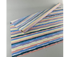 Калька для цветов рулон 8м тонированный матовый (77) (h680) №802 Радуга-2 (1 шт)