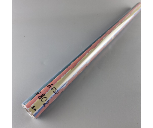 Калька для цветов рулон 8м тонированный матовый (77) (h680) №802 Радуга-2 (1 шт)