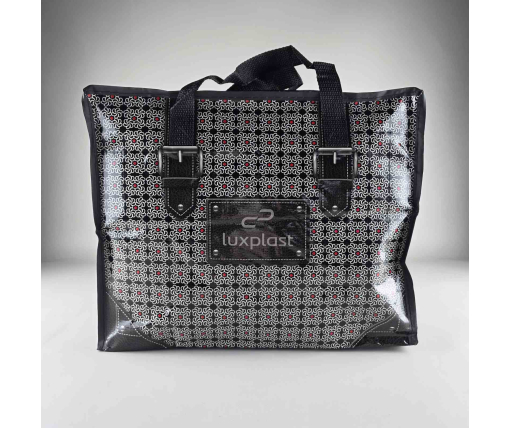 Полипропиленовая сумка хозяйственная  с цветным рисунком №1 Медисон (1 шт)