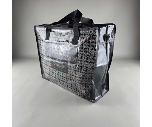 Полипропиленовая сумка хозяйственная  с цветным рисунком №1 Медисон (1 шт)