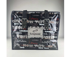 Полипропиленовая сумка хозяйственная  с цветным рисунком №2 Париж (1 шт)