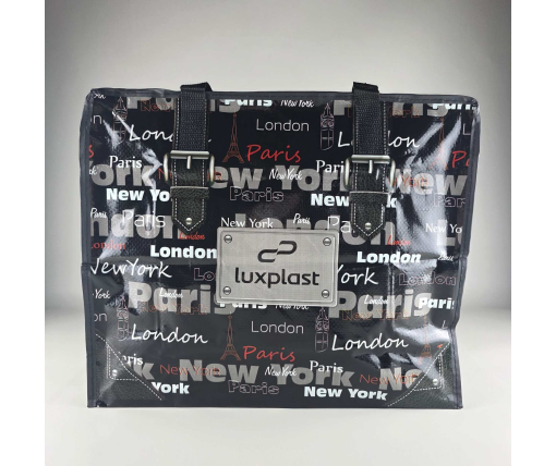 Полипропиленовая сумка хозяйственная  с цветным рисунком №2 Париж (1 шт)