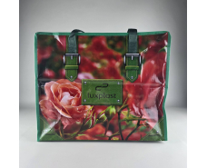 Полипропиленовая сумка хозяйственная  с цветным рисунком №2 Розы (1 шт)