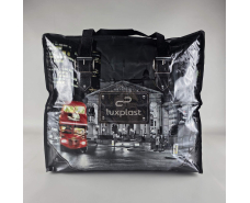 Полипропиленовая сумка хозяйственная  с цветным рисунком №3 Ночной Город (1 шт)