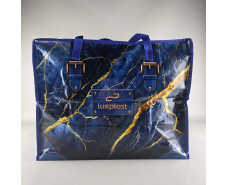 Полипропиленовая сумка хозяйственная  с цветным рисунком №4 Мрамор (1 шт)