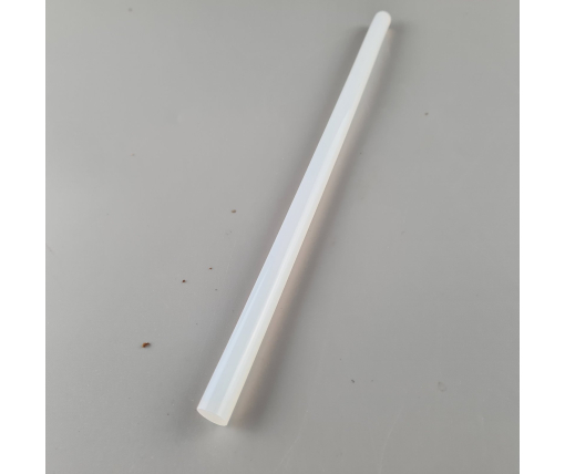 Клей стержень для пистолета толстый 11мм 25см белый (1 шт)