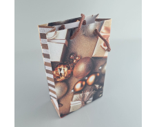 Пакеты новогодние ,бумажные ,подарочные , Малый 11/18/5 -002 (12 шт)